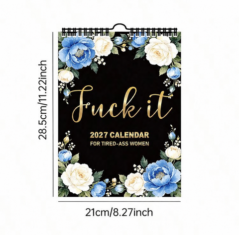 2027 Funny Swear Word Calender for Women