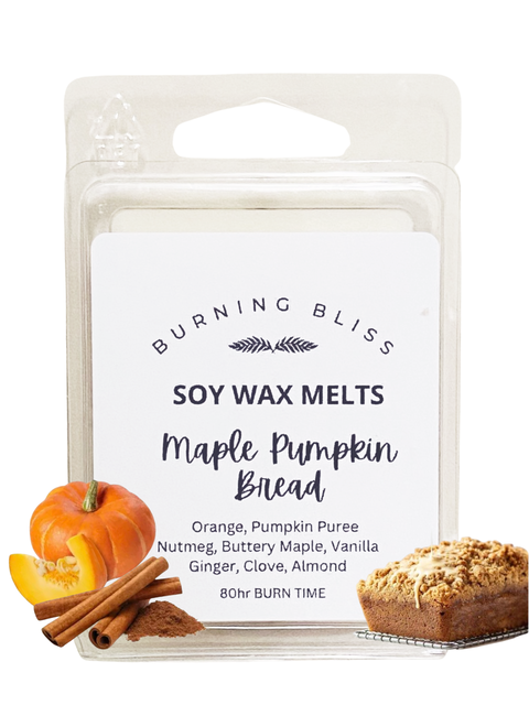 MAPLE PUMPKIN BREAD SCENTED SOY MELTS