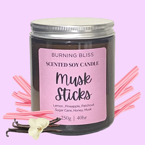 Musk Sticks Soy Candle