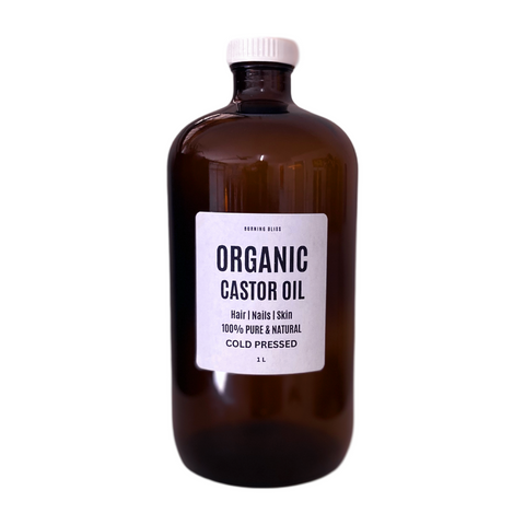 1L ORGANIC 100% UNREFINED COLD PRESSED CASTOR OIL  |  HEXANE FREE  |  PRODUCT OF AUSTRALIA