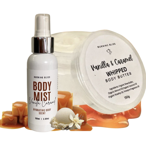 BODY MIST + BODY BUTTER BUNDLE - VANILLA  CARAMEL