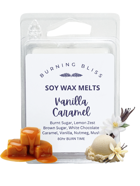 VANILLA CARAMEL SCENTED SOY MELTS