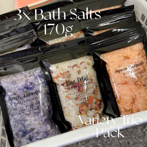 VARIETY BATH SALTS SET - TEACHERS GIFT