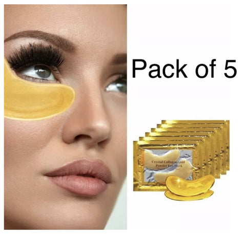 24K GOLD COLLAGEN CRYSTAL EYE MASKS