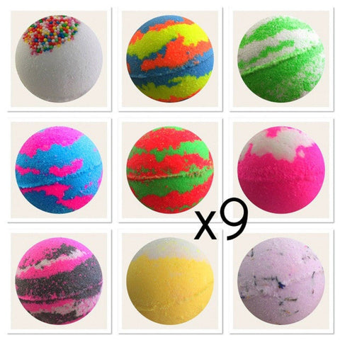 BATH BOMB BUNDLE X 9