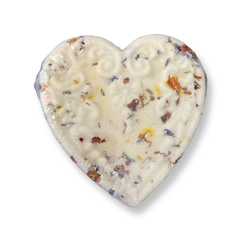 BATH BOMB - FLOWER BOMBE HEART