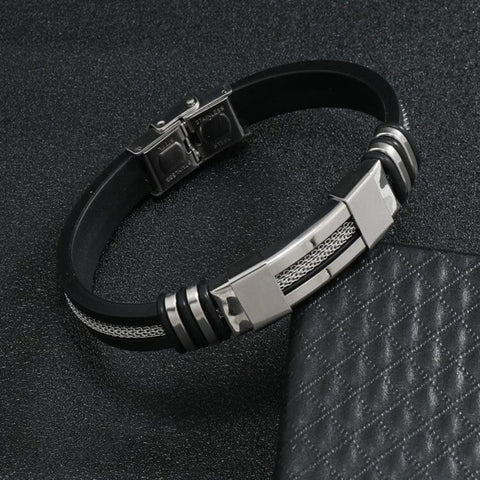 Men's-Stainless-Steel-Bracelet